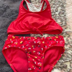 Justice girls swimsuit size 8